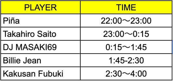 timetable
