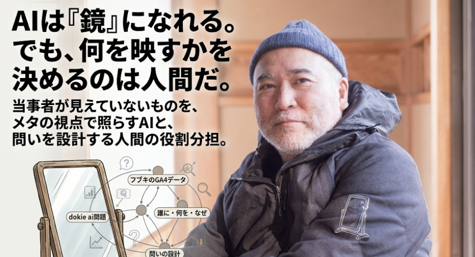 AIは鏡になれる。でも、何を映すかを決めるのは人間だ。のサムネイル