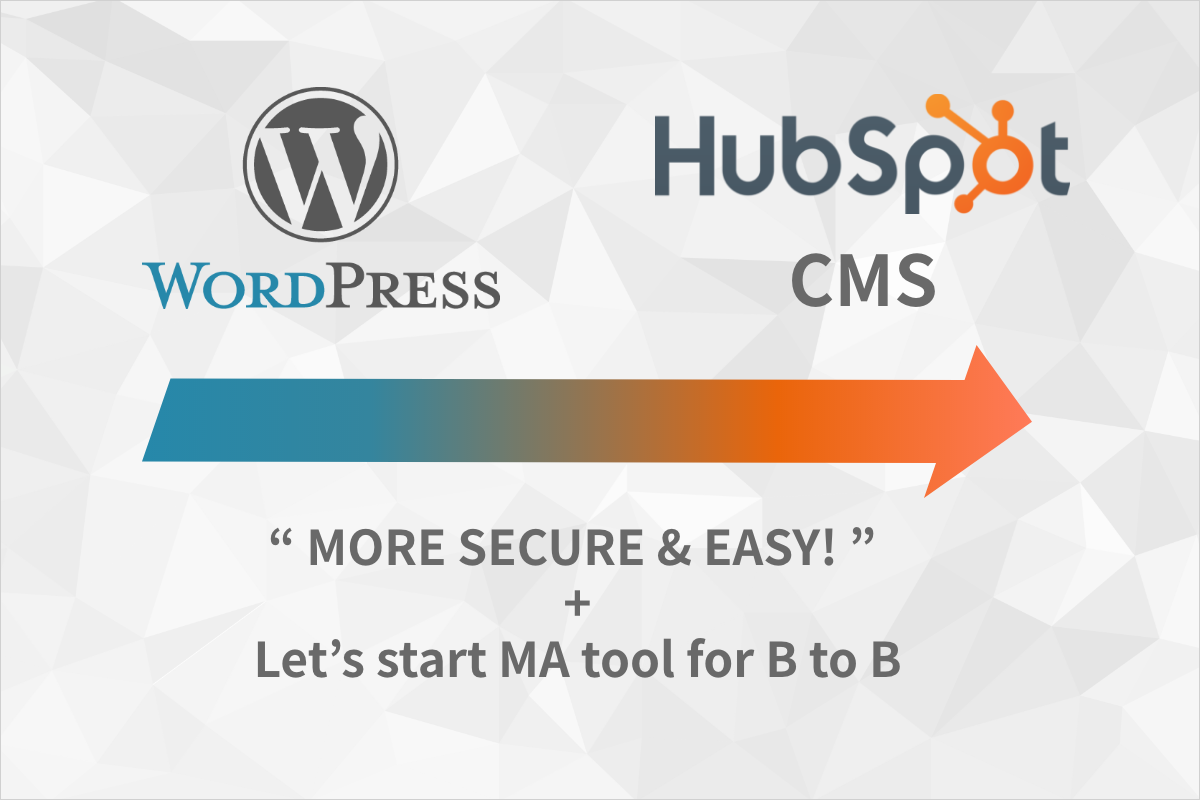 WordpressからHubspotへ乗り換え