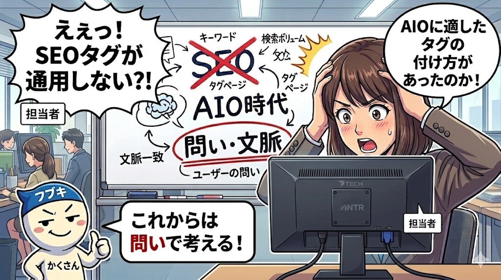 SEOで通用したタグの付け方は、AIO（AI検索最適化）でも通用するのか。正直に答えます。のサムネイル